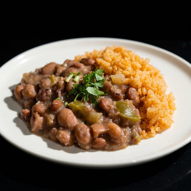 Side Rice and Beans.